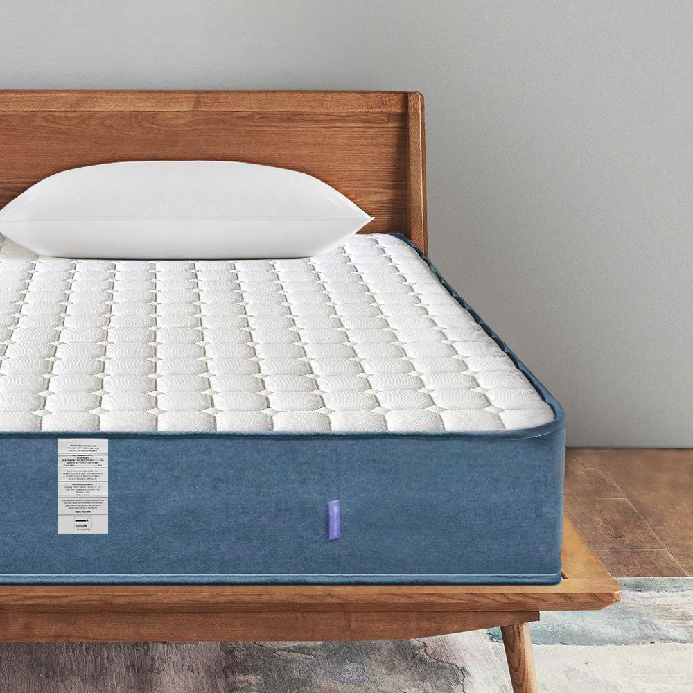 WOWTTRELAX Single Mattress, 8 Inch Pocket Sprung Memory Foam Mattress with Breathable Fabric, Medium Firm Feel - 9-Zone Orthopaedic Mattress