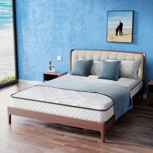 WOWTTRELAX Single Mattress 20CM with 3D Breathable Knitting Fabric, Medium Firm, Memory Foam, Pressure Relief