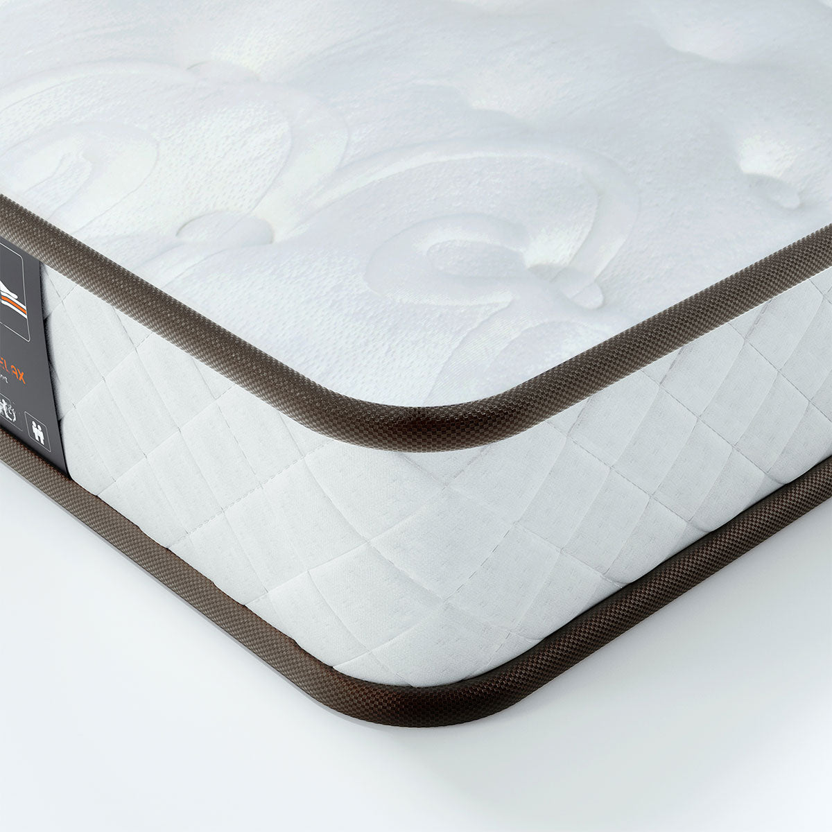 WOWTTRELAX Single Mattress 20CM with 3D Breathable Knitting Fabric, Medium Firm, Memory Foam, Pressure Relief