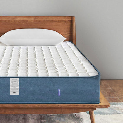WOWTTRELAX Single Mattress, 8 Inch Pocket Sprung Memory Foam Mattress with Breathable Fabric, Medium Firm Feel - 9-Zone Orthopaedic Mattress