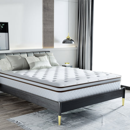 WOWTTRELAX Single Mattress  24CM Memory Foam Hybrid Mattress Pocket Sprung Mattress with Breathable Fabric
